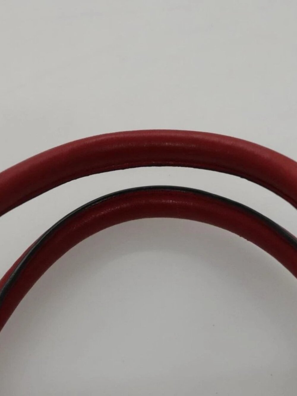 PRADA Hand Bag Nylon Black Red white Auth - Picture 5 of 16